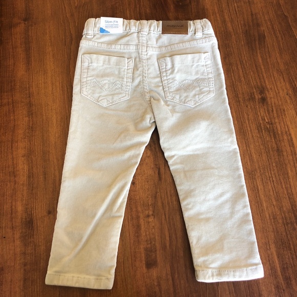Mayoral Beige Baby Boy Corduroy Pants - Picture 4 of 7